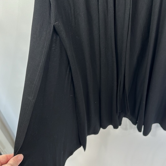 Eileen Fisher Black Kimono Cardigan find tinsel jersey size medium.NWT - Picture 7 of 13
